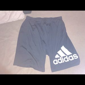 Black adidas shorts